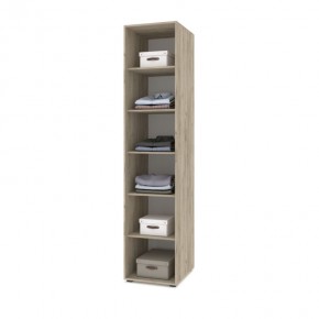 СТОУН С13 Шкаф-пенал (дуб золотой/графит) в Качканаре - kachkanar.mebel24.online | фото 3