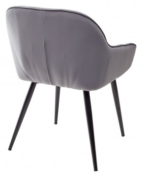 Стул BREEZE BLUVEL-14 GREY, велюр / черный каркас М-City в Качканаре - kachkanar.mebel24.online | фото 2