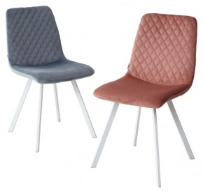 Стул DAIQUIRI BLUVEL-52 PINK / белый каркас, велюр М-City в Качканаре - kachkanar.mebel24.online | фото 2