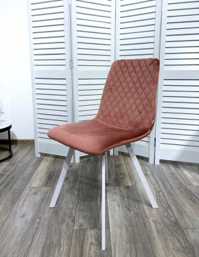 Стул DAIQUIRI BLUVEL-52 PINK / белый каркас, велюр М-City в Качканаре - kachkanar.mebel24.online | фото 7
