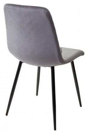 Стул DUKE BLUVEL-14 GREY, велюр / черный каркас М-City в Качканаре - kachkanar.mebel24.online | фото 3