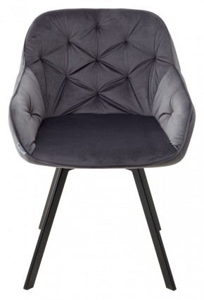 Стул GALE 360 град. поворот. BLUVEL-14 GREY, велюр/ черный каркас, М-City в Качканаре - kachkanar.mebel24.online | фото 7