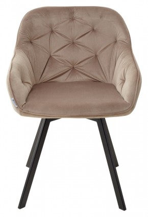 Стул GALE 360 град. поворот. BLUVEL-40 BEIGE, велюр/ черный каркас, М-City в Качканаре - kachkanar.mebel24.online | фото 6