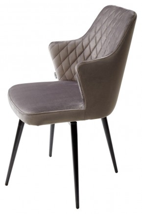 Стул HERMAN 360 град. ГРАФИТ #14, велюр / черный каркас М-City в Качканаре - kachkanar.mebel24.online | фото 4
