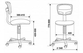 Стул компьютерный Бюрократ CH-299NX/15-21 черный в Качканаре - kachkanar.mebel24.online | фото