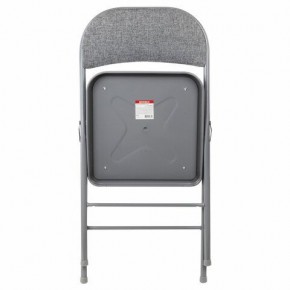 Стул складной BRABIX "Golf Plus CF-003 КОМФОРТ", серый каркас, серая ткань, 532890 в Качканаре - kachkanar.mebel24.online | фото 3