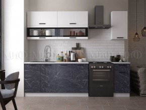 ТЕХНО Кухонный гарнитур 2,0 м Компоновка №2 в Качканаре - kachkanar.mebel24.online | фото 2
