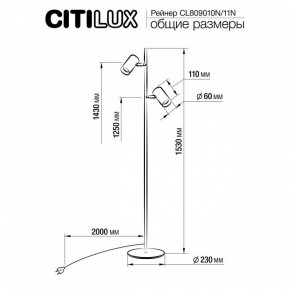 Торшер Citilux Twin CL809010N в Качканаре - kachkanar.mebel24.online | фото 5