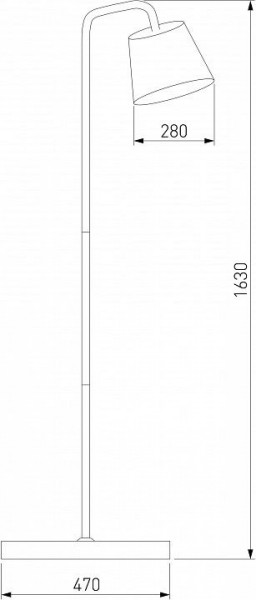 Торшер Eurosvet Montero 01135/1 белый в Качканаре - kachkanar.mebel24.online | фото 2