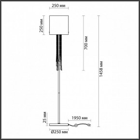 Торшер Odeon Light Nicole 4890/1F в Качканаре - kachkanar.mebel24.online | фото 4