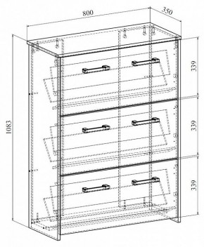 Тумба для обуви Агата АТ-1 в Качканаре - kachkanar.mebel24.online | фото 4