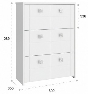 Тумба для обуви Изабель ИЗ-55К в Качканаре - kachkanar.mebel24.online | фото 3