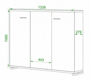 Тумба Домино ПУ-60-4 в Качканаре - kachkanar.mebel24.online | фото 2