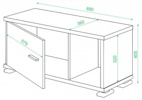 Тумба комбинированная СБ-30/1 в Качканаре - kachkanar.mebel24.online | фото 2