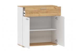 Тумба НМ 013.77 "Санти" (Белый/Крафт Золотой) в Качканаре - kachkanar.mebel24.online | фото 2