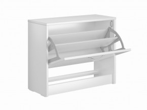 Тумба ОРИОН с одной полкой для обуви, цвет белый в Качканаре - kachkanar.mebel24.online | фото 2