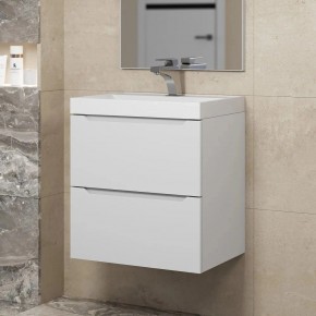 Тумба под раковину Uperwood Tanos 50 см, подвесная, белая матовая в Качканаре - kachkanar.mebel24.online | фото