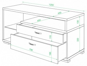 Тумба под ТВ Домино ТК-10М в Качканаре - kachkanar.mebel24.online | фото 2