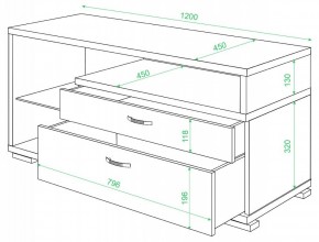 Тумба под ТВ Домино ТК-10М в Качканаре - kachkanar.mebel24.online | фото 2