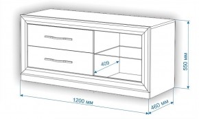 Тумба под ТВ Нобиле КА120 в Качканаре - kachkanar.mebel24.online | фото 2
