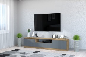 Тумба под ТВ "Хилтон" (Крафт золотой/Графит) в Качканаре - kachkanar.mebel24.online | фото