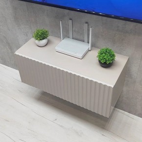 Тумба подвесная под ТВ LINES MTV1-MA 750 Бежевый (Леда-М 10.1.5) в Качканаре - kachkanar.mebel24.online | фото 6