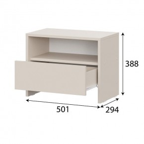 КАМЕЛИЯ 1 Серия 2 Тумба прикроватная Меланж в Качканаре - kachkanar.mebel24.online | фото 3