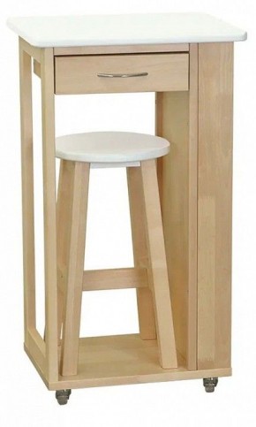 Тумба с табуретом Мебелик в Качканаре - kachkanar.mebel24.online | фото 7