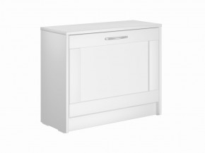 Тумба СИРИУС с откидной полкой для обуви, цвет белый в Качканаре - kachkanar.mebel24.online | фото