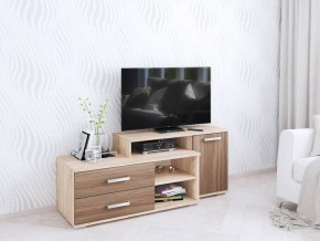 Тумба ТВ Парус-3 дуб сонома/ясень шимо в Качканаре - kachkanar.mebel24.online | фото