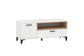 Тумба ТВА НМ 013.42 "Bergen" (Белый/Дуб бунратти) в Качканаре - kachkanar.mebel24.online | фото 2