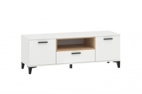 Тумба ТВА НМ 013.43 "Bergen" (Белый/Дуб бунратти) в Качканаре - kachkanar.mebel24.online | фото 1