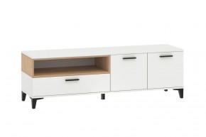 Тумба ТВА НМ 013.44 "Bergen" (Белый/Дуб бунратти) в Качканаре - kachkanar.mebel24.online | фото