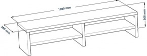 ТВ-тумба Энкель ТВ16, тамбурат, цвет дуб беленый в Качканаре - kachkanar.mebel24.online | фото 3