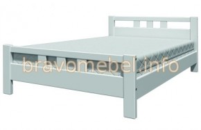 ВЕРОНИКА-2 Кровать из массива 1200 (Белый античный) в Качканаре - kachkanar.mebel24.online | фото