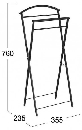 Вешалка для костюма Контур в Качканаре - kachkanar.mebel24.online | фото