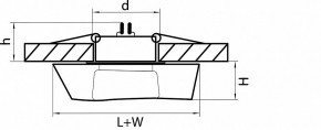 Встраиваемый светильник Lightstar Flutto 006430 в Качканаре - kachkanar.mebel24.online | фото 3