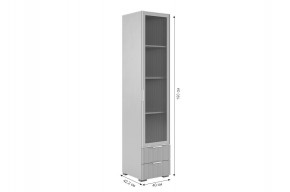 ЗЕФИР Гостиная К1 (белое дерево/белый муар) в Качканаре - kachkanar.mebel24.online | фото 5