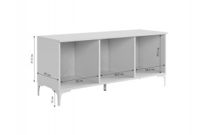 ЗЕФИР Гостиная К2 (белое дерево/черный муар) в Качканаре - kachkanar.mebel24.online | фото 5