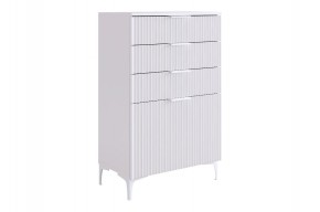 ЗЕФИР Комод (белый муар) в Качканаре - kachkanar.mebel24.online | фото